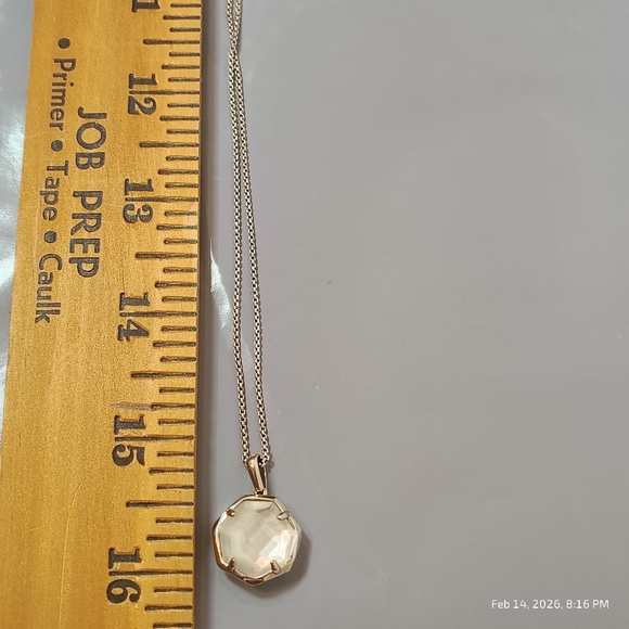 Kendra Scott Necklace 30" Earring Set Long Chain Pendant Drop Earrings - Picture 3 of 4